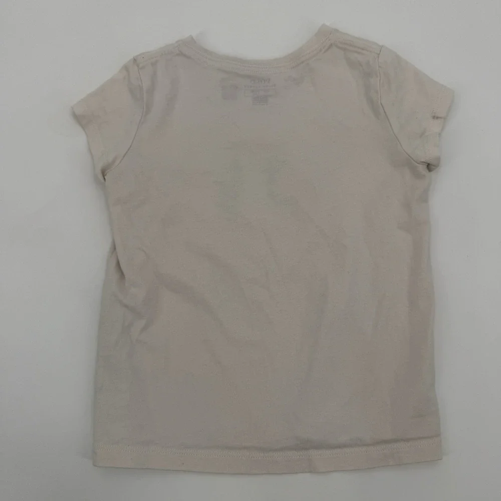 Polo Ralph Lauren Girls Cream Polo Raincoat‎ Bear Graphic T-Shirt Size 4T